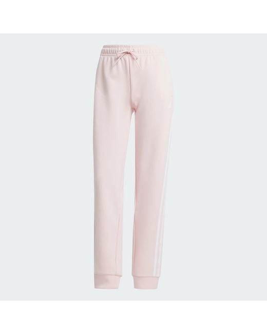 Adidas Pink Future Icons 3-Stripes Regular Joggers