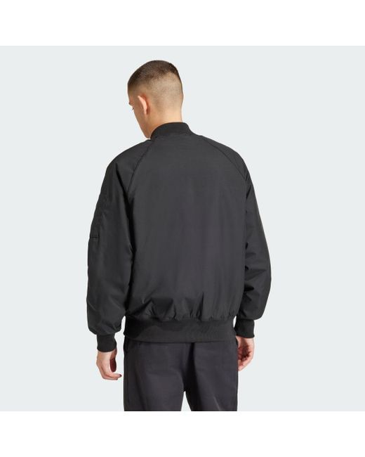 Adidas Black Sst Bomber Jacket for men