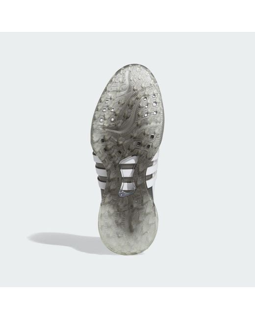 Adidas White Tour360 25 Spikeless Golf Shoes for men