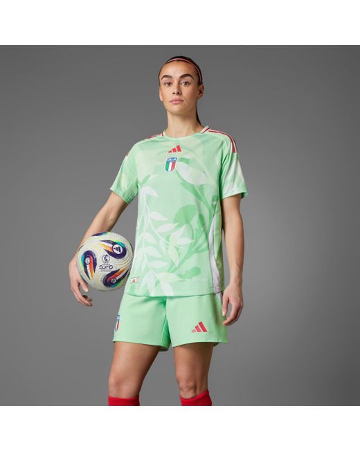 Italia Maglia Away Authentic 25 &#39;S Team) di Adidas in Green