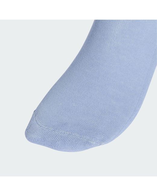 Adidas Blue Trefoil Cushion Crew Socks 6 Pairs