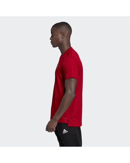 adidas Morocco Training Jersey in Red for Men | Lyst UK