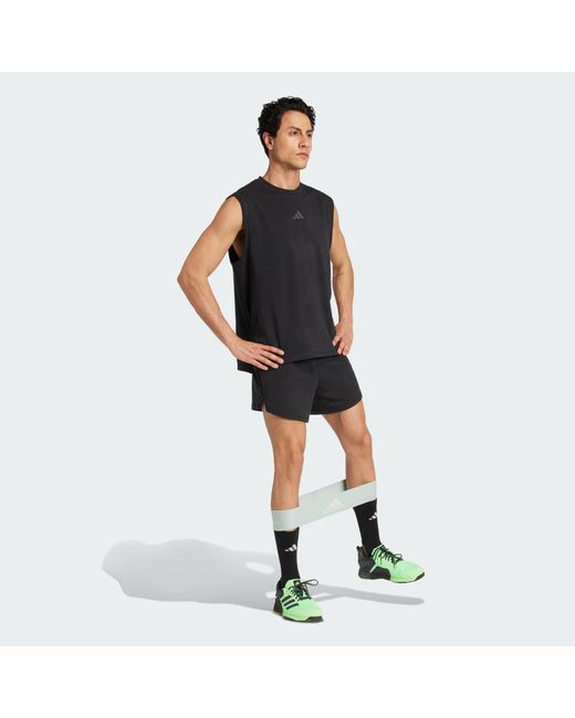 Adidas Black D4T X Shorts for men
