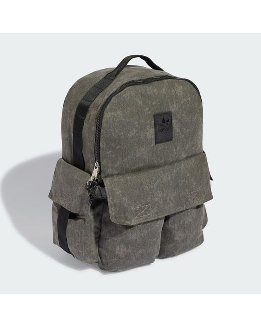 Adidas Gray Washed Backpack