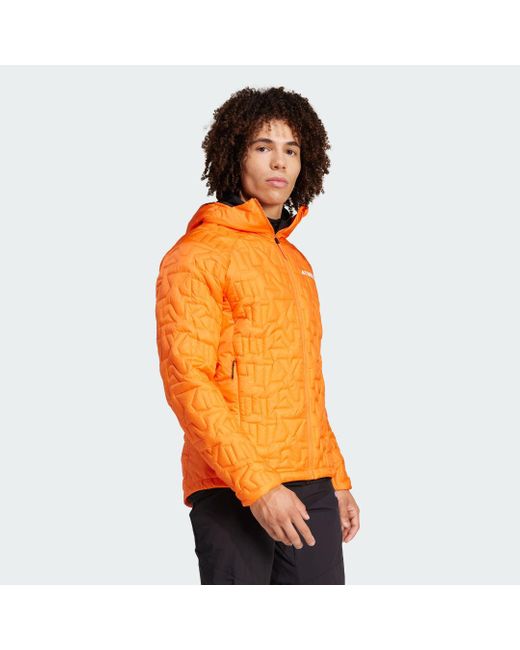 Chaqueta Con Capucha Terrex Xperior Primaloft Loose Fill Insulated Adidas de hombre de color Orange