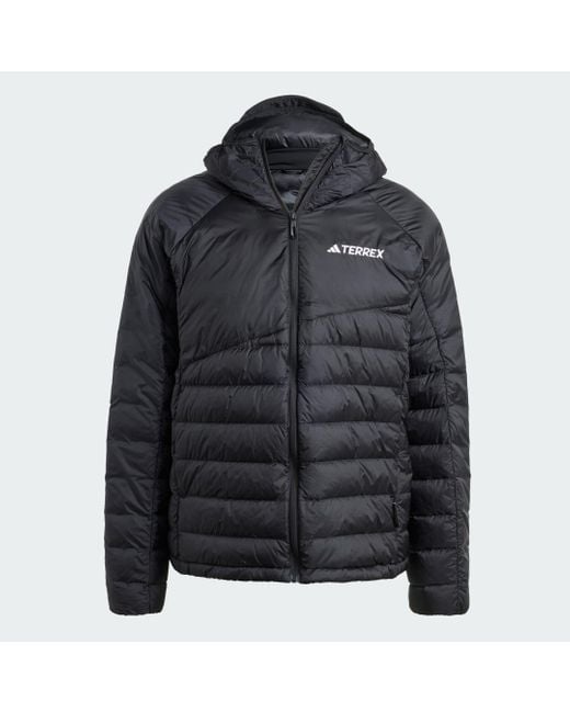 Chaqueta Con Capucha Terrex Xperior Climawarm+ Down Adidas de hombre de color Black
