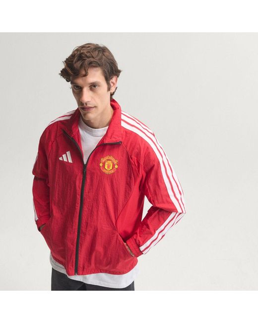 Adidas Red Manchester United Home Anthem Jacket for men