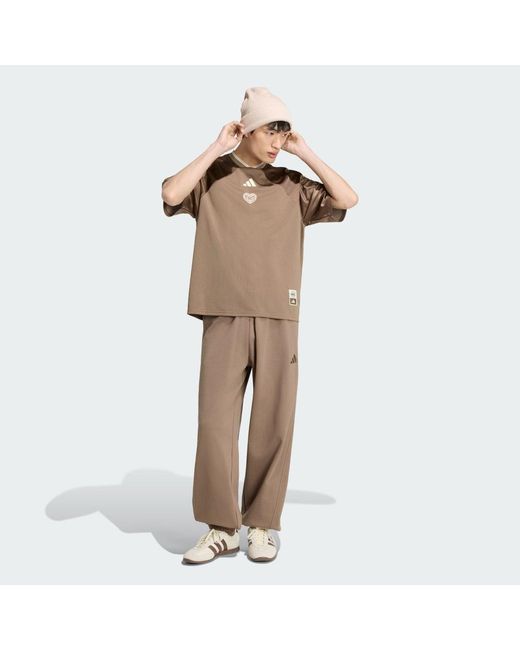 Adidas Brown Marvel Spider- Mesh Jersey for men