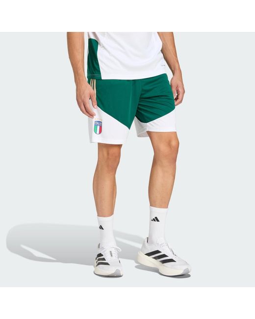Adidas Green Italy 26 Tiro Training Shorts for men