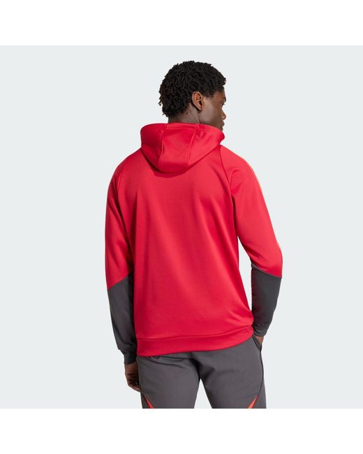 Adidas Red Liverpool Fc Tiro 25 Competition Training Hoodie for men