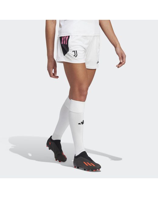 Adidas White Juventus Tiro 23 Training Shorts