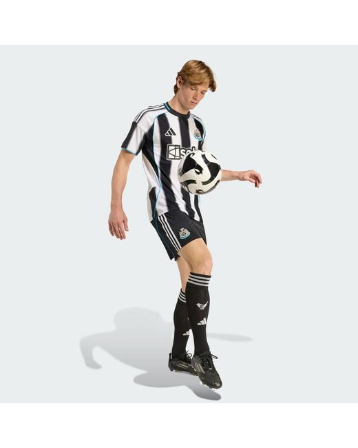 Adidas Black Newcastle United Fc 25/26 Home Shorts for men