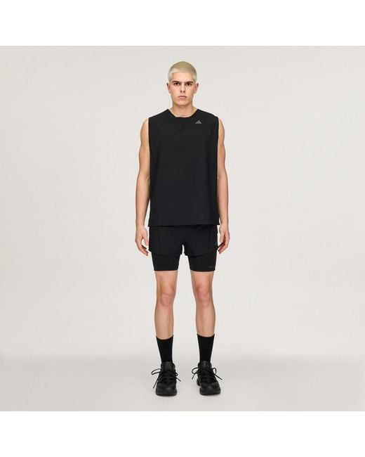 Adidas Black X Entire Studios D4T Training 2In1 Shorts for men