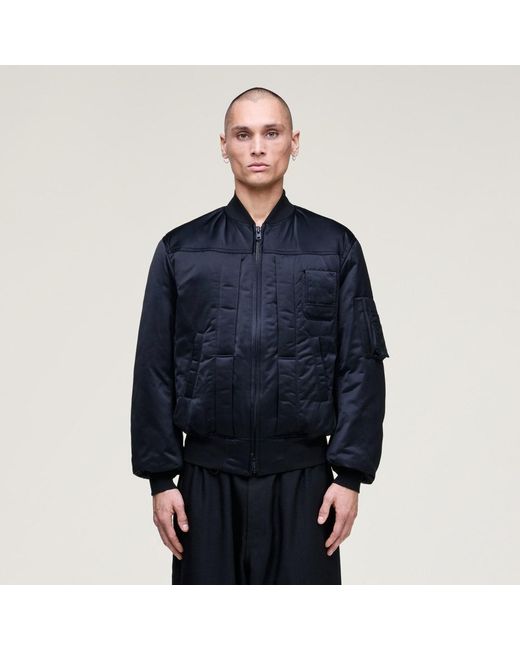 Adidas Blue Y-3 Bomber Jacket