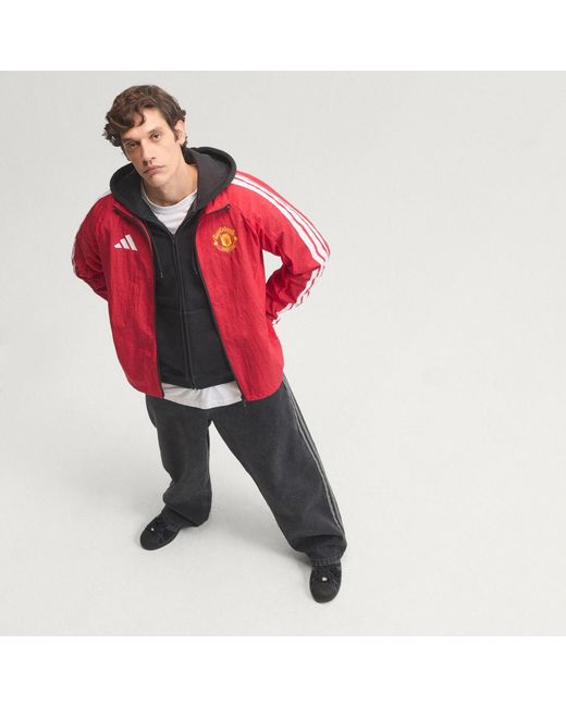 Adidas Red Manchester United Home Anthem Jacket for men