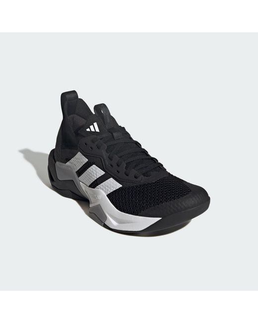 Adidas Black Rapidmove Adv 2 Training Shoes for men