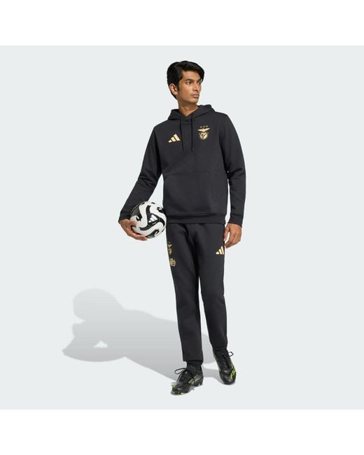 Adidas Black Benfica Lisboa X Vhils Hoodie for men