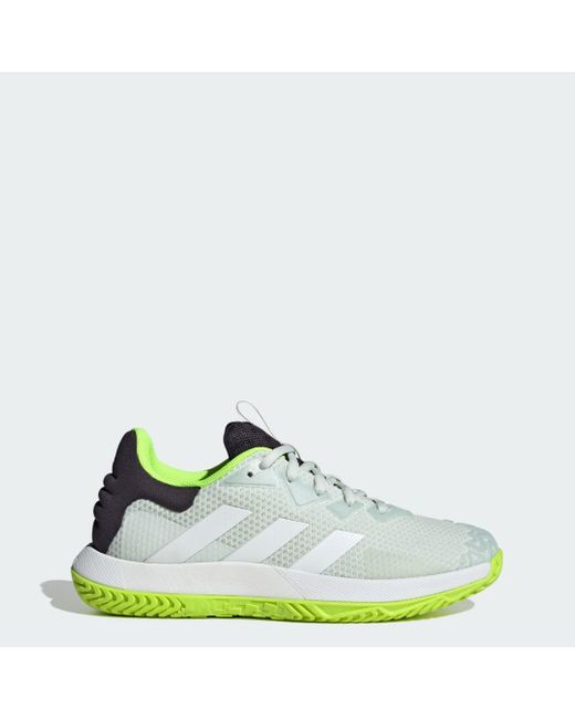 Adidas Green Solematch Control Tennis Shoes