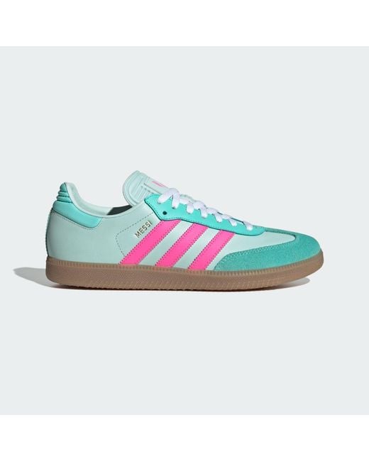 Adidas Blue Samba Messi Boots for men