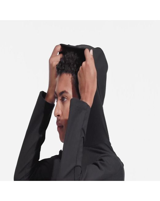 Adidas Black Yoga Graphic Training Hoodie for men