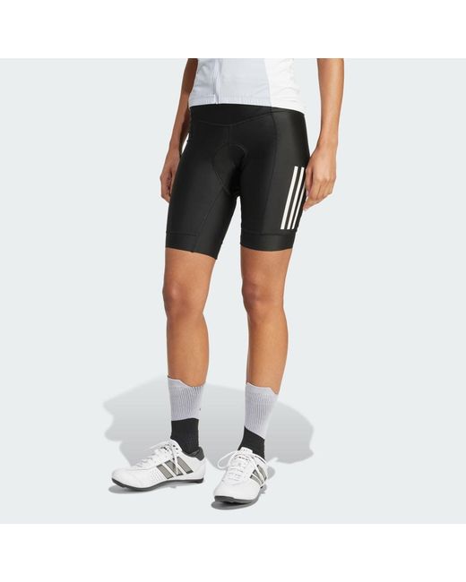 Adidas Black Essentials 3-Stripes Padded Cycling Shorts