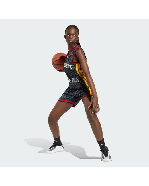 Adidas Multicolor Dbb Basketball Away Jersey