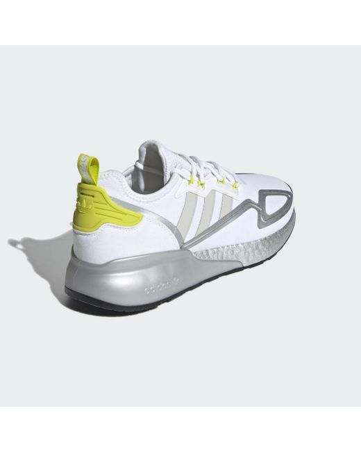 Chaussure ZX2K Boost Dentelle adidas pour homme en coloris Blanc - Lyst