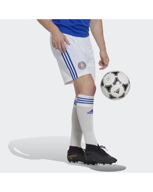 Short Home 22/23 Leicester City FC di Adidas in Blue