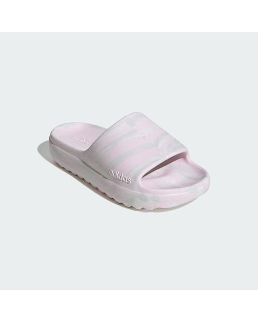 Adidas White Adilette Lumia Slides