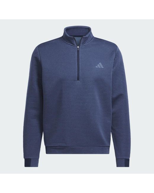 Adidas Ultimate365 Dwr Textured Quarter Zip Pullover in Blue für Herren