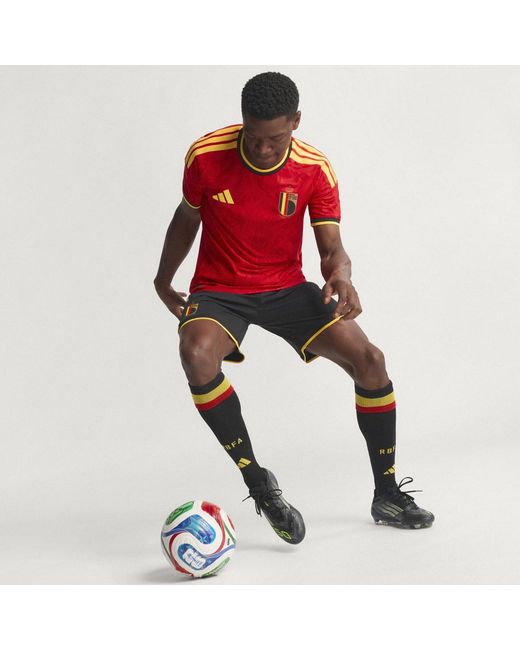 Adidas Red Belgium 26 Home Authentic Jersey for men
