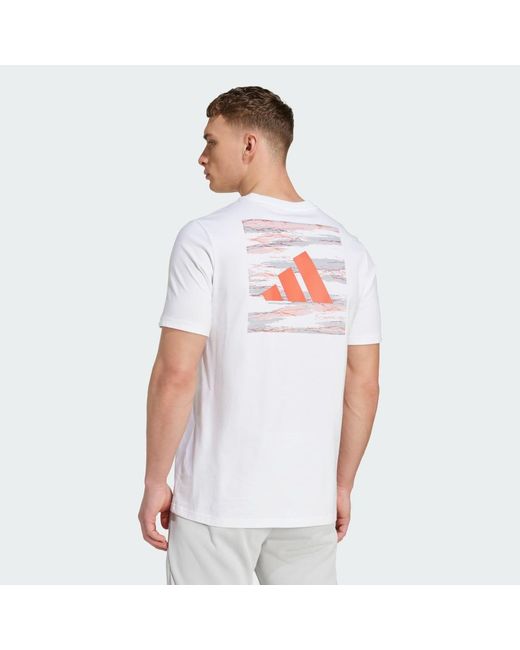 Adidas White Bayern Munich Jersey Hook T-Shirt for men
