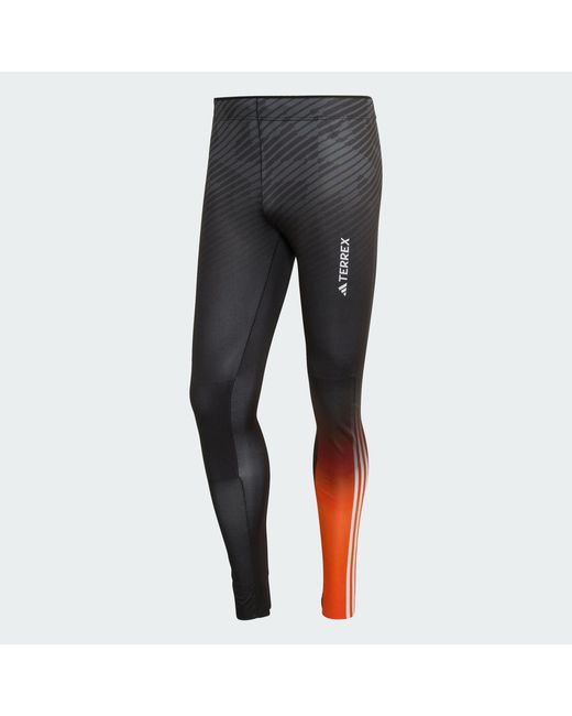 Adidas Gray Terrex Xperior Cross-Country Race Tights for men