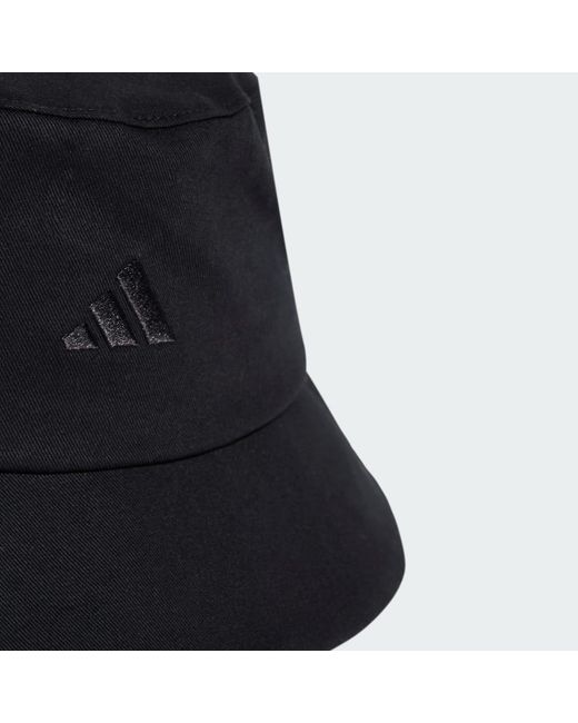 Adidas Black 3-Stripes Bucket Hat