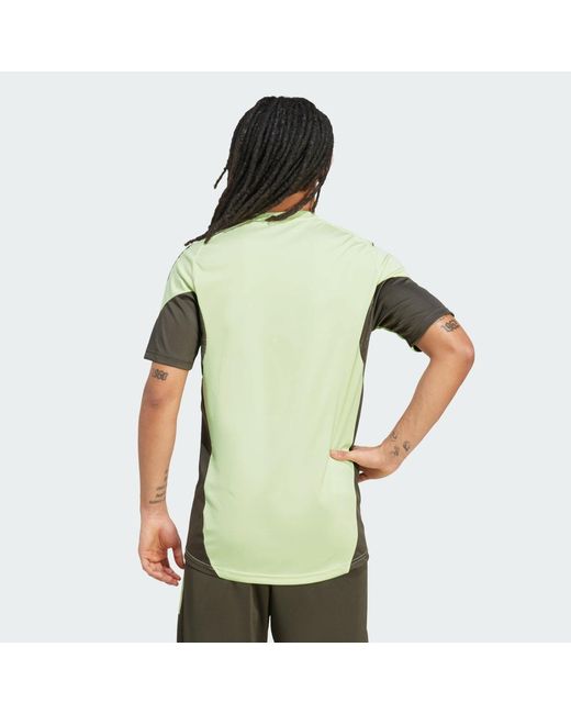 Adidas Green Real Madrid 2025/26 Aeroready Training Jersey for men
