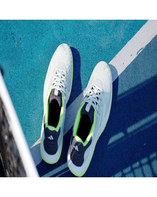 Adidas Green Solematch Control Tennis Shoes