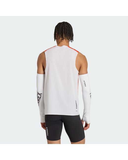 Adidas Red Terrex Xperior Pro Tank Top for men