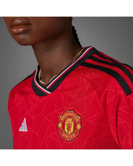 Adidas Red Manchester United 23/24 Home Jersey