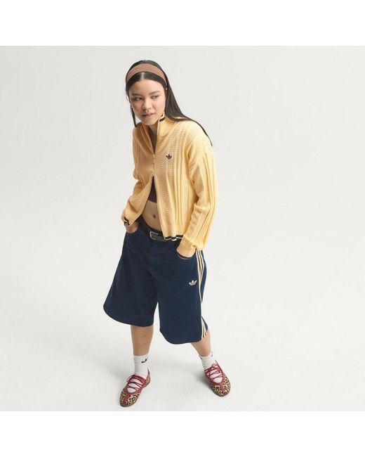 Adidas Blue Cable Knit Firebird Track Top