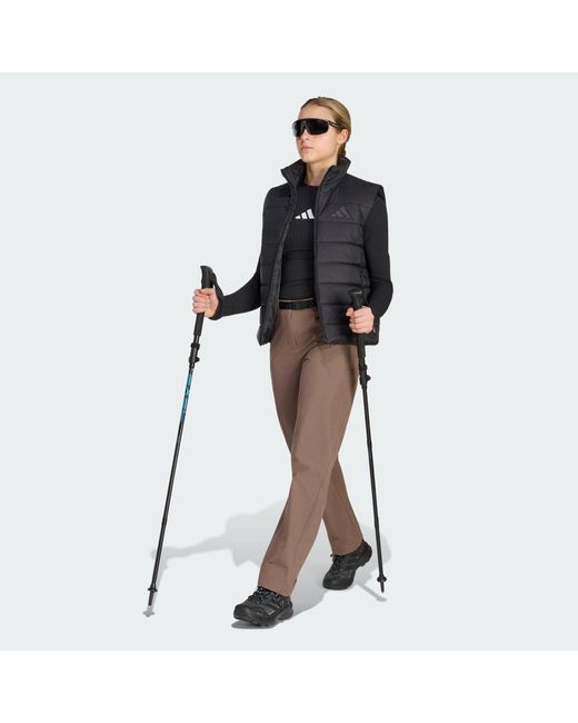 Adidas Black Terrex Multi Essentials Climawarm Padded Vest