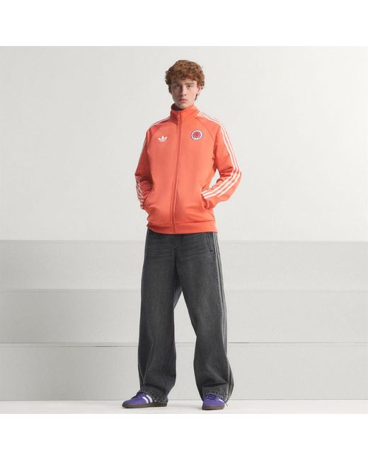 Adidas Red Scotland Originals Track Top for men