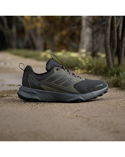 Adidas Black Terrex Tracefinder 2 Climaproof Trail Running Shoes for men