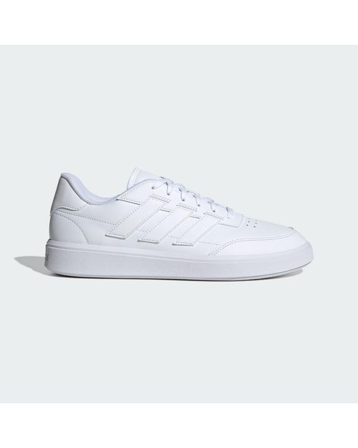 Adidas White Courtblock Shoes