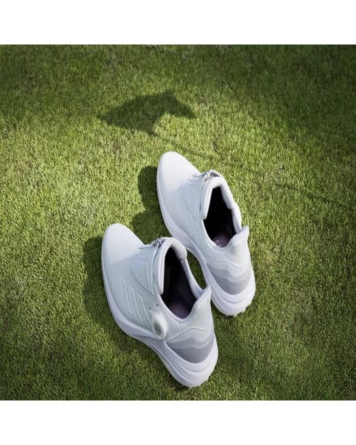 Scarpe da golf Solarmotion BOA 24 Spikeless di Adidas in White
