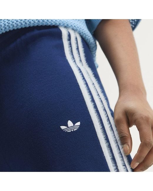 Adidas Blue Knit Firebird Track Pant
