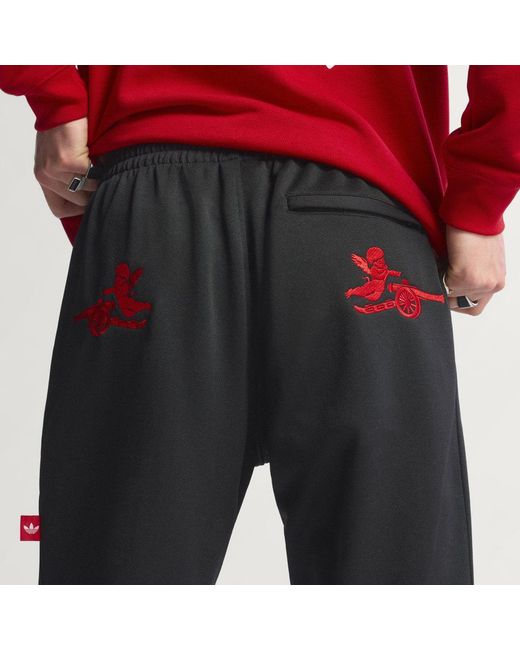 Adidas Black Arsenal Fc Places+Faces Track Pants for men
