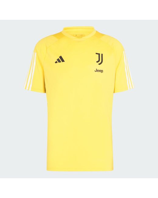 Adidas Yellow Juventus Tiro 23 Training Jersey for men