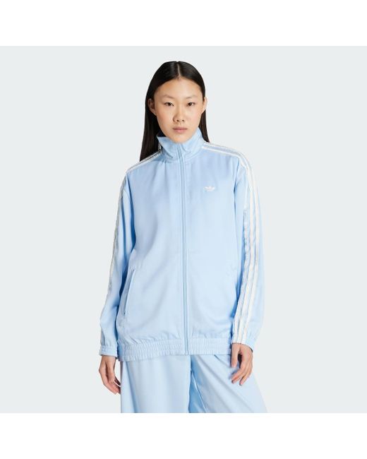 Giacca Da Allenamento Firebird Originals Con 3 Strisce Arricciate di Adidas in Blue