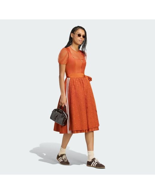 Adidas Orange Originals Dirndl Dress
