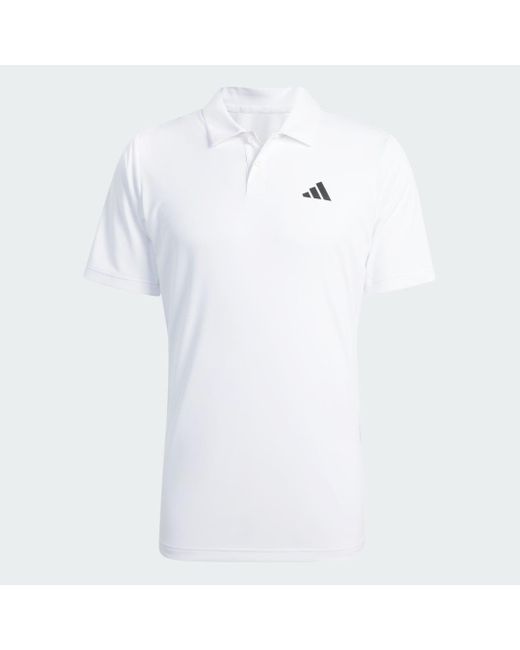 Adidas White Club Tennis Polo Shirt for men